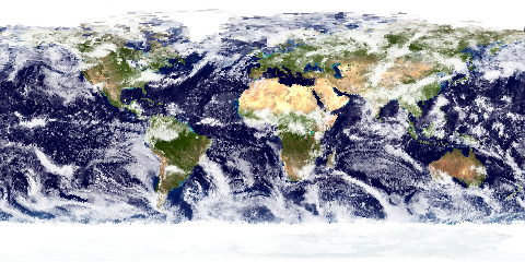 World map — click to set your location